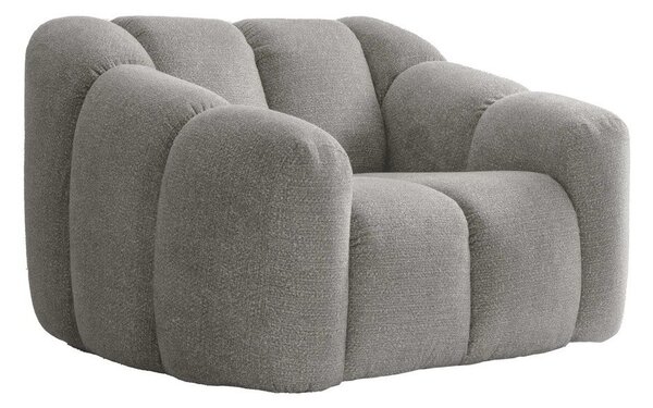 Jasnoszary fotel Shell – Miuform