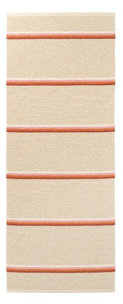 Ceglasto-kremowy chodnik odpowiedni na zewnątrz 70x180 cm Olle Brick Cream – Pappelina