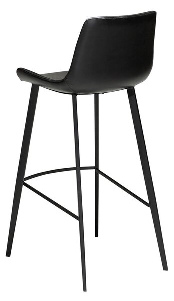 Czarny hoker z imitacji skóry DAN–FORM Denmark Hype, wys. 102 cm