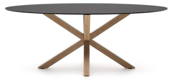 Stół ze szklanym blatem 100x200 cm Argo – Kave Home