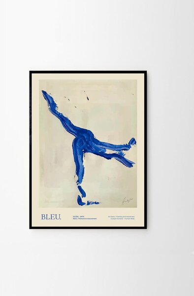 Plakat 50x70 cm Bleu – Lucrecia Rey Caro – The Poster Club