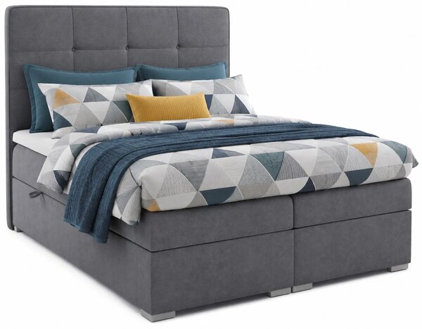 Dwuosobowe łóżko boxspring 160x200 32 kolory E7-N63