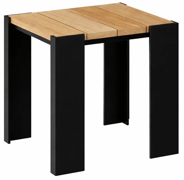 Drewniany kwadratowy taboret ogrodowy C1-W98
