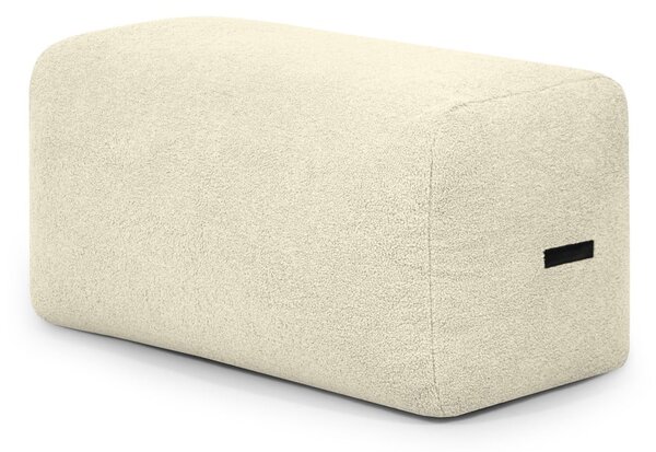 Kremowy worek do siedzenia z materiału bouclé Plus 100 Lounge – SLOWDOWN