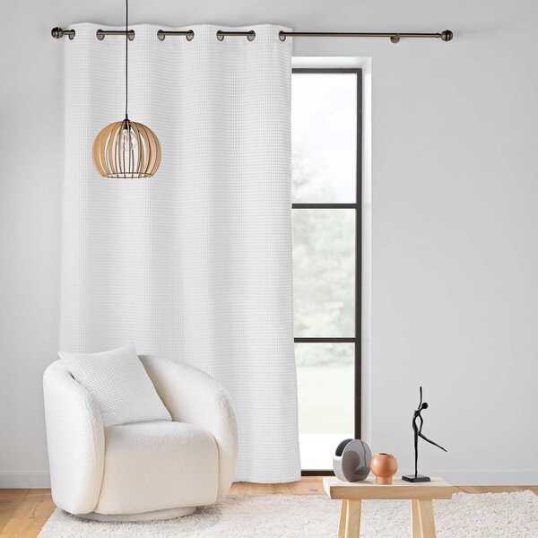 Biała aksamitna zasłona 140x260 cm Swing – douceur d'intérieur