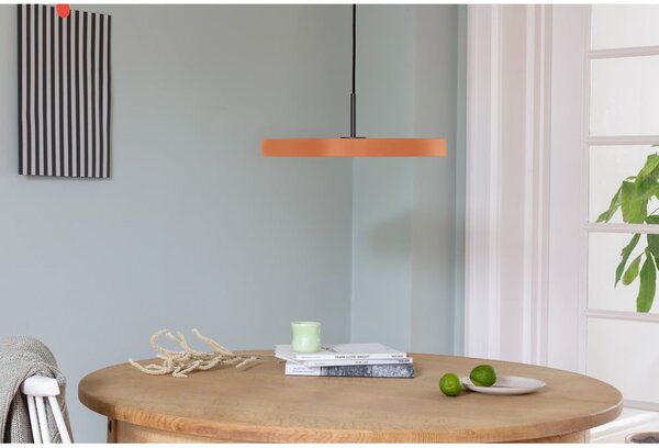 Pomarańczowa lampa wisząca LED z metalowym kloszem ø 43 cm Asteria Medium – UMAGE