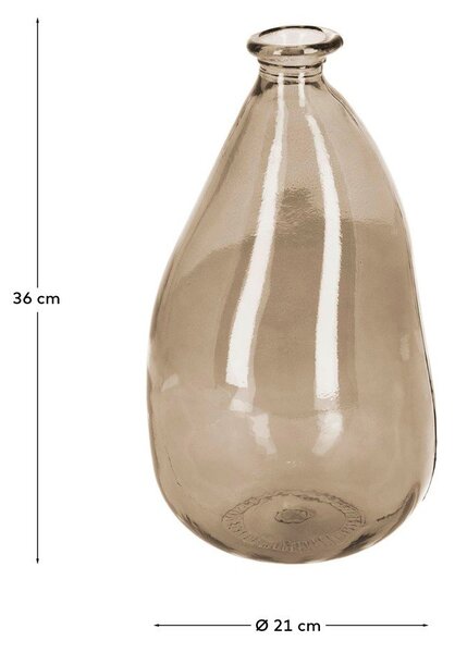 Brązowy wazon (wysokość 36 cm) Brenna – Kave Home