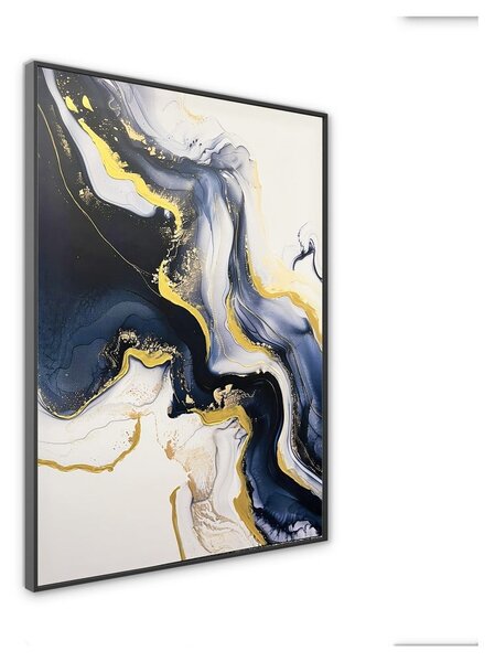 Obraz z ręcznie malowanymi elementami 70x100 cm Sky – Styler