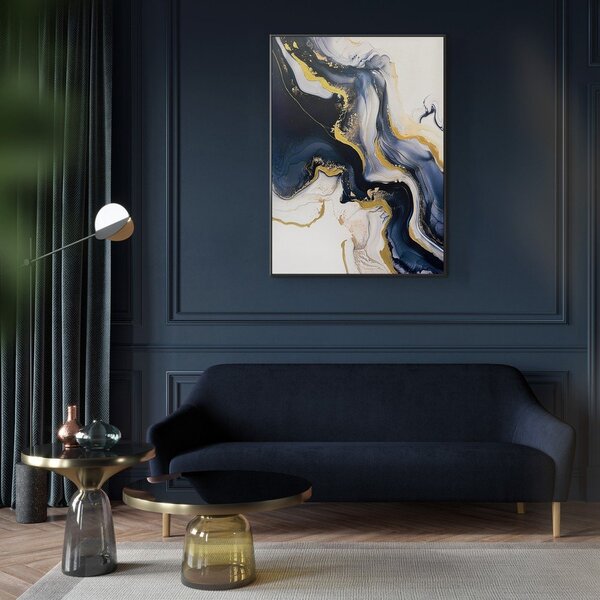 Obraz z ręcznie malowanymi elementami 70x100 cm Sky – Styler