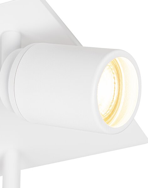Inteligentny reflektor łazienkowy biały kwadratowy 3-punktowy IP44 z 3 Wifi GU10 50mm - Ducha