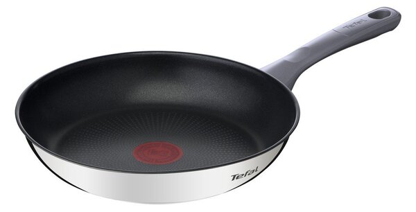 Patelnia z powłoką nieprzywierającą ze stali nierdzewnej ø 24 cm Daily Cook G7300455 – Tefal