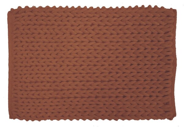 Dywanik łazienkowy w kolorze terakoty 50x80 cm Ariel – douceur d'intérieur