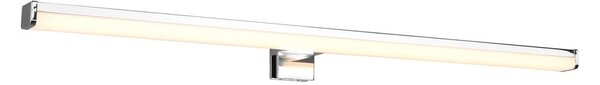 Kinkiet LED w kolorze błyszczącego srebra (dł. 60 cm) Lino – Trio