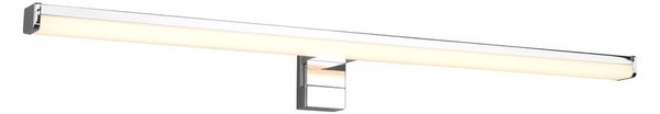Kinkiet LED w kolorze błyszczącego srebra (dł. 60 cm) Lino – Trio