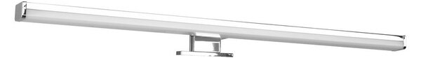 Kinkiet LED w kolorze błyszczącego srebra (dł. 60 cm) Lino – Trio