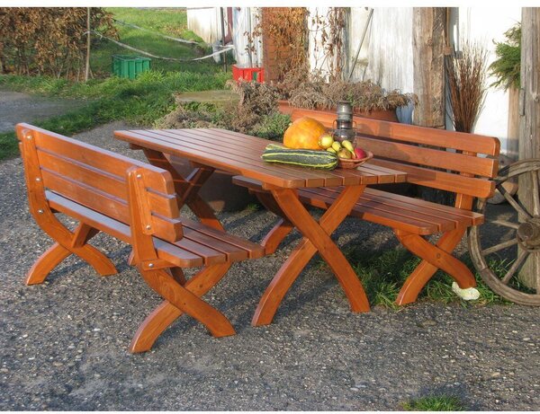 Zestaw ogrodowy Strong 2+1 180 cm lakierowany