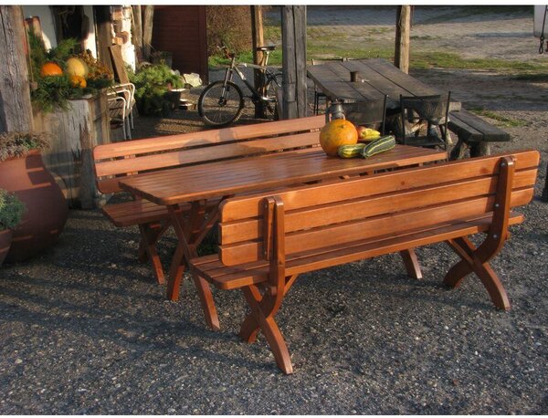 Zestaw ogrodowy Strong 2+1 180 cm lakierowany