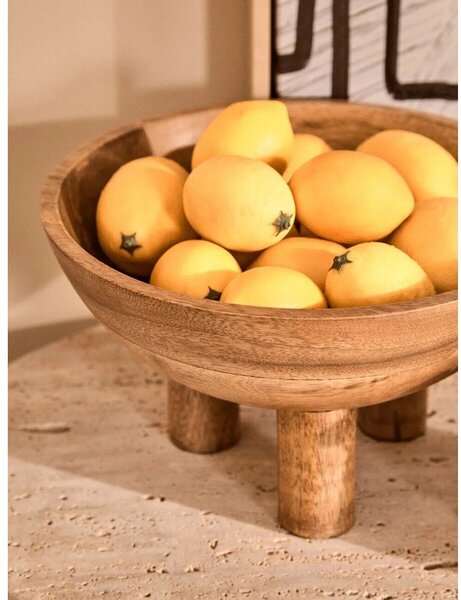 Drewniana misa w naturalnym kolorze ø 27 cm Kara – Premier Housewares
