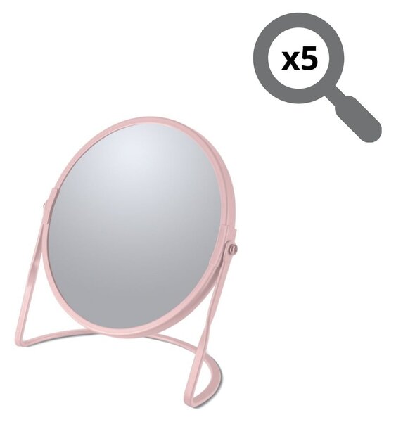 Lustro kosmetyczne powiększające (powiększenie 5x) ø 18 cm Akira – Spirella