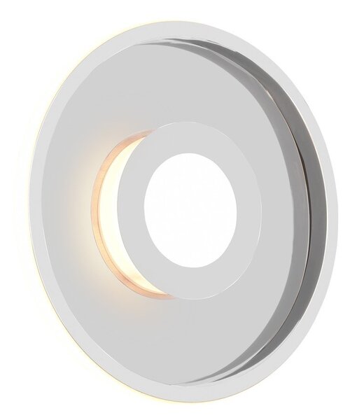 Metalowa lampa sufitowa LED w kolorze błyszczącego srebra ø 30 cm Ascari – Trio