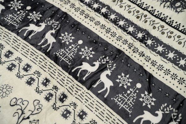 Pościel z mikropluszu WINTER DEER szare Rozmiar pościeli: 2 szt 70 x 90 cm | 200 x 220 cm