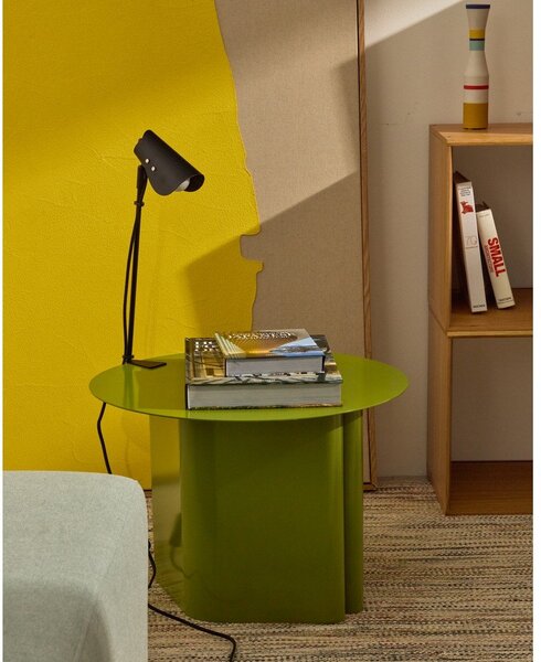Czarna metalowa lampa stołowa z klipsem (wysokość 51 cm) Jula – Kave Home