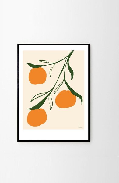 Plakat 30x40 cm Orange – Anna Mörner – The Poster Club