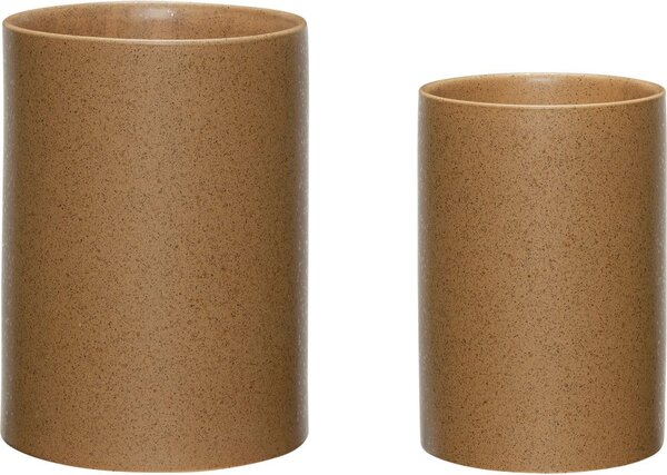 Ceramiczne doniczki zestaw 2 szt. ø 18 cm Edna – Hübsch