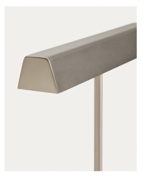 Metalowa lampa stołowa w kolorze srebra (wysokość 32,5 cm) Lynor – Kave Home