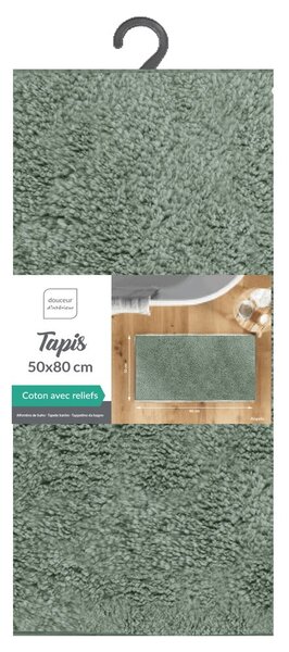 Szarozielony dywanik łazienkowy 50x80 cm Mael – douceur d'intérieur