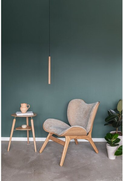 Lampa wisząca LED z drewnianym kloszem ø 3 cm Chimes – UMAGE