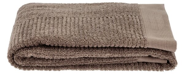 Szarobrązowy bawełniany ręcznik frotte 50x70 cm Classic – Zone