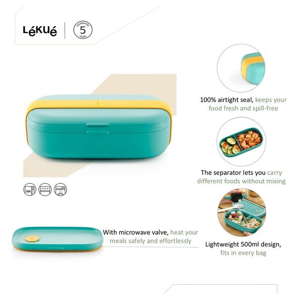 Lunchbox z podziałką To Go – Lékué