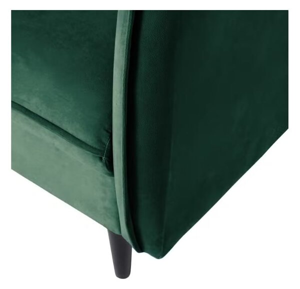 Ciemnozielona aksamitna sofa 203 cm Juli – Ropez