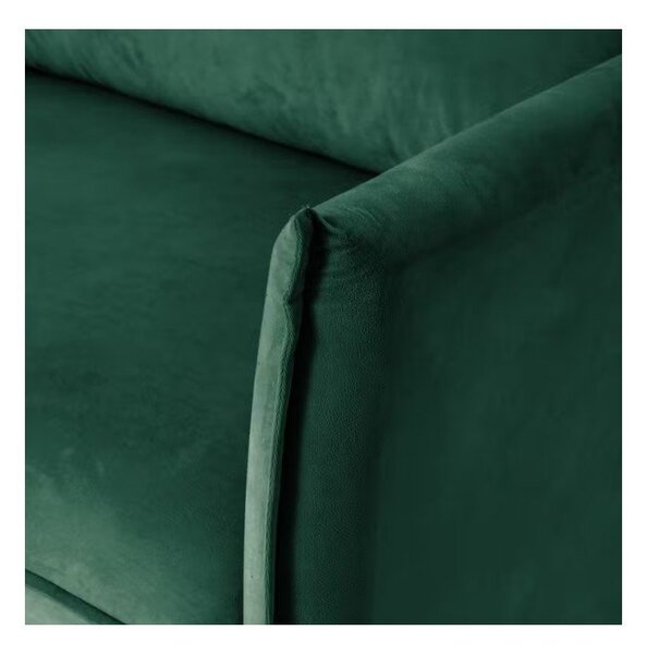 Ciemnozielona aksamitna sofa 203 cm Juli – Ropez