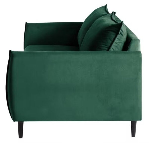 Ciemnozielona aksamitna sofa 203 cm Juli – Ropez