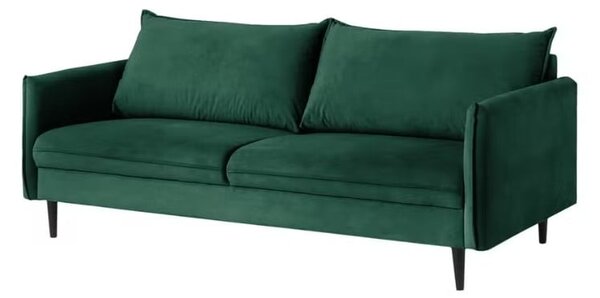 Ciemnozielona aksamitna sofa 203 cm Juli – Ropez