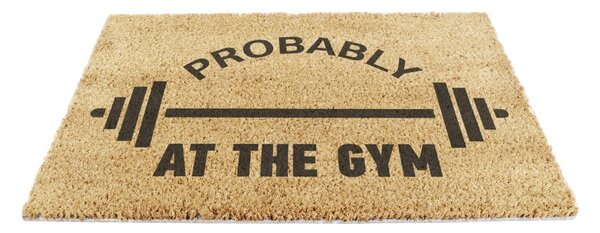 Wycieraczka z włókna kokosowego 40x60 cm Probably At The Gym – Artsy Doormats