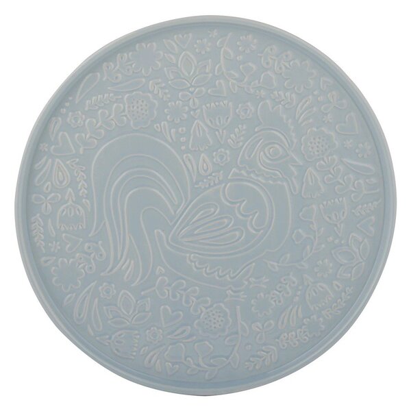 Szaroniebieski ceramiczny talerz do serwowania ø 30 cm Home to Roost – Mason Cash