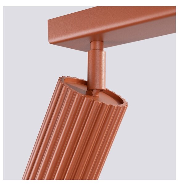Ceglasta lampa punktowa 6,5x81 cm Gleam – Sollux