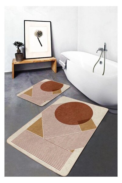 Aksamitne dywaniki łazienkowe zestaw 2 szt. 60x100 cm – Mila Home