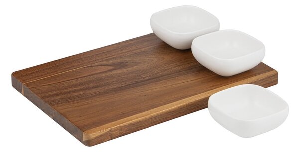 Biały porcelanowy zestaw misek do serwowania 6 szt. Essentials – Ladelle