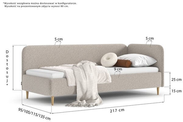 Łóżko Bao Twin Lite