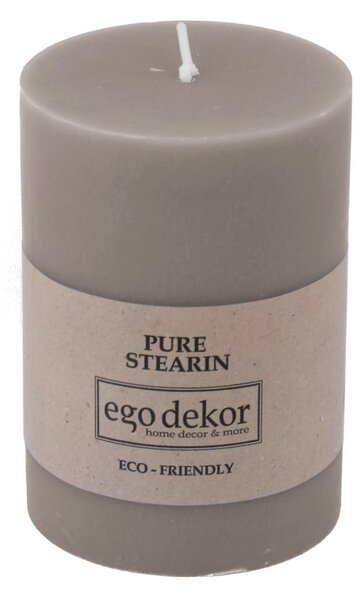Beżowobrązowa świeczka Eco candles by Ego dekor Friendly, 37 h