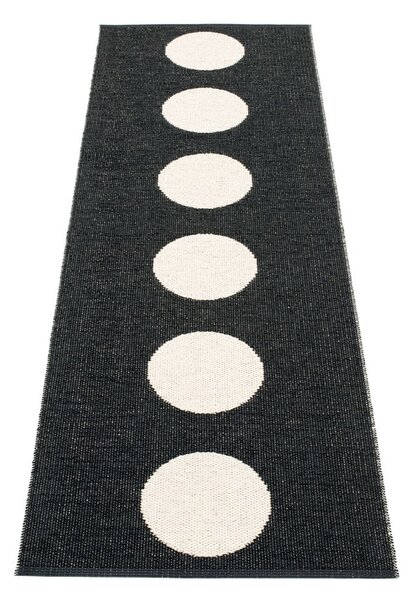 Czarno-biały chodnik odpowiedni na zewnątrz 70x225 cm Vera Black – Pappelina