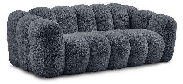 Ciemnoszara sofa z materiału bouclé 232 cm Hippolyte – Bobochic Paris