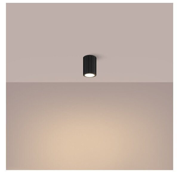 Czarna lampa punktowa Gleam – Sollux