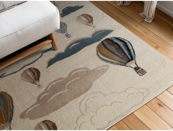 Kremowy dywan dziecięcy 120x170 cm Hot Air Balloon – Hanse Home