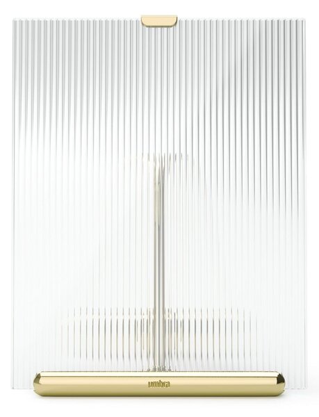 Szklana ramka stojąca w kolorze złota 16x20 cm Flute – Umbra
