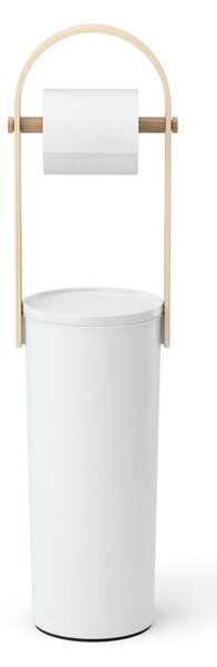 Biały plastikowy stojak na papier toaletowy Bellwood – Umbra